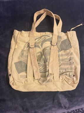 Roxy Canvas Tote Bag Large